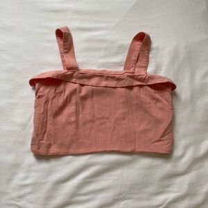 American Eagle Outfitters Pink Textured Blouse